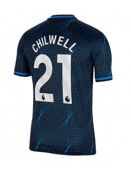 Moški Nogometna dresi replika Chelsea Ben Chilwell #21 Gostujoči 2023-24 Kratek rokav
